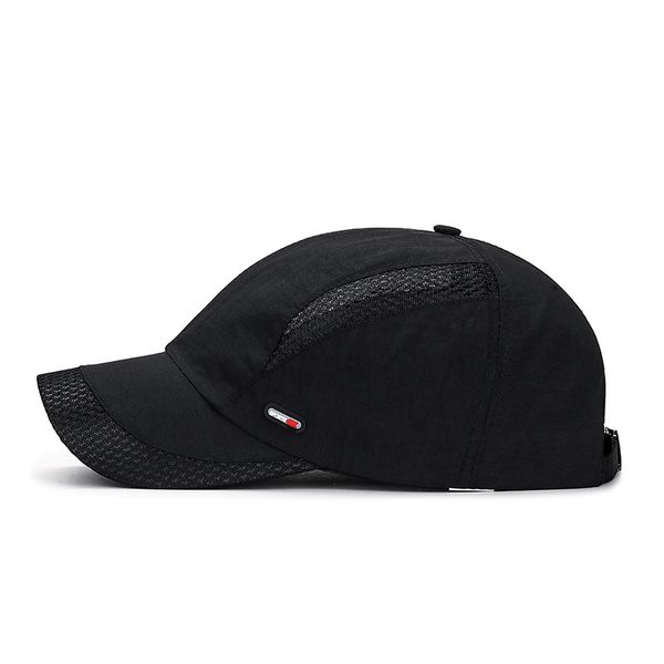 

мода лето мужская открытый спорт солнцезащитный бейсбол hat бег visor cap дышащий quick dry mesh caps bone gorras папа подарки, Blue;gray