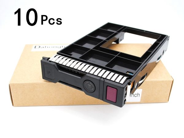 

10-pcs g8/g9 2.5" ssd to 3.5" sata converter hard drive tray caddy 651314+661914 for