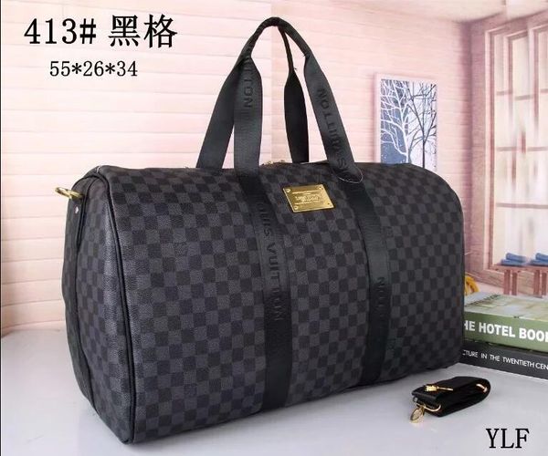 

2020 new fashion men women travel bag duffle bag, brand designer luggage handbags large capacity sport bag 55x26x34cm 88658*005