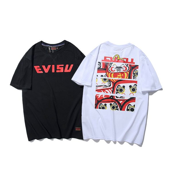 

20ss tide brand t-shirt mens designer t-shirt fashion slim short sleeve boutique blessing tumbler print short sleeve t-shirt, White;black