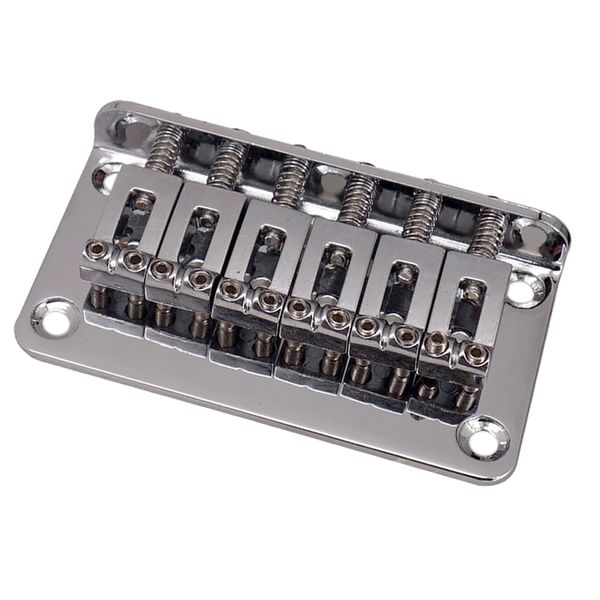 

78mm 6 string saddle guitar bridge for electric guitar with 5 screws