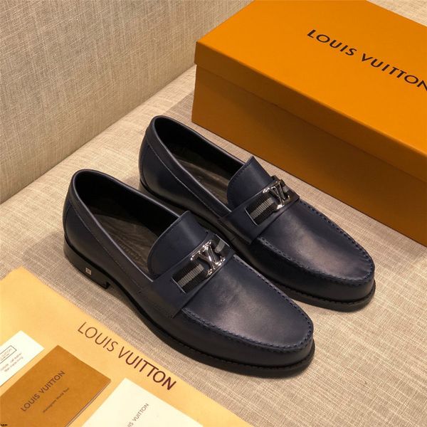 

19ss thick sole men dress business leather shoes luxury british style formal wedding light casual leather boat shoes men, Black