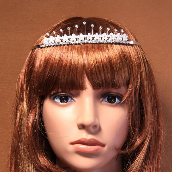

exquisite handmade crystal & pearl bridal headdress7