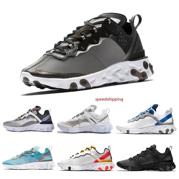 

2020 react element 55 87 undercover men women running shoes desert sand royal red orbit m mens designer se taped seams sneakers