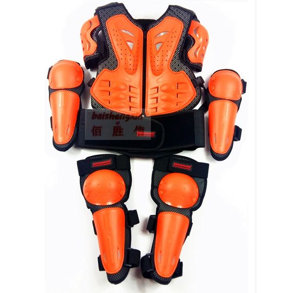 

sx081 motorcycle racing care armor children armor suit child protection suit sports knee care elbow fast ship