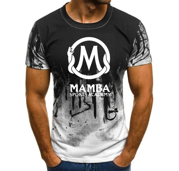 

black mamba college snake t-shirt men and women summer fashion short sleeve harajuku t shirts hip hop tee, White;black
