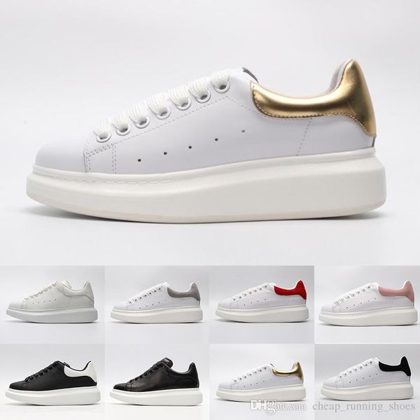 

2019 men's and women's fashion small white shoes couple slip-resistant wear-resistant sneakers designer shoes size 35-45 box r37, Black
