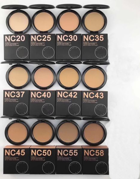 

2019 new makeup nc 12 color studiu fix powders puffs foundation 15g dhl ing