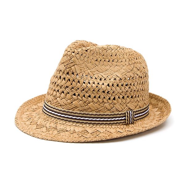 

ребенка летом соломенная шляпа мальчик boho пляж fedora шляпа соломенная шляпа шляпа девушки шляпа панама гангстер крышка с 100% ручной рабо, Yellow