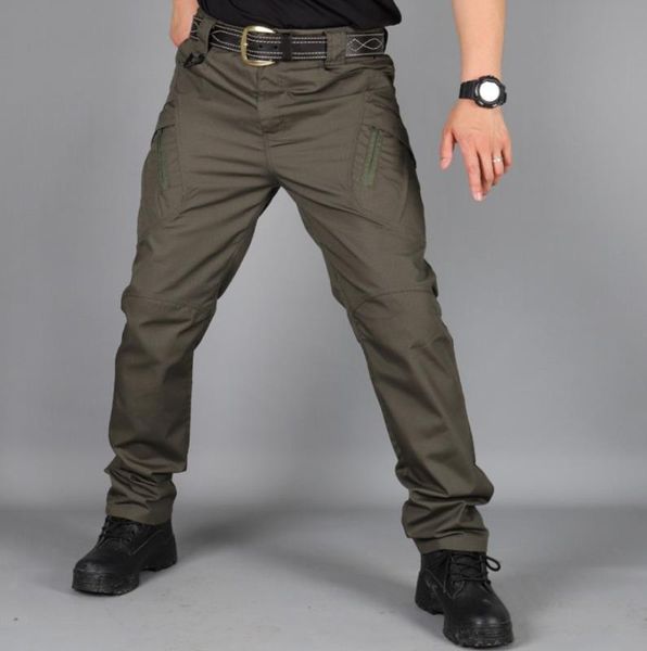 

cut-resistant multifunctional tactical outdoor pants ix9 pocket with zipper outdoor sports climbing waterproof 02*, Black