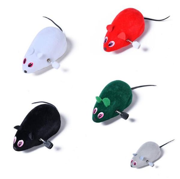 Topi che corrono transfrontalieri Nuovo tipo di topi e gatti a pelo floccato che giocano con il mouse interattivo WL445