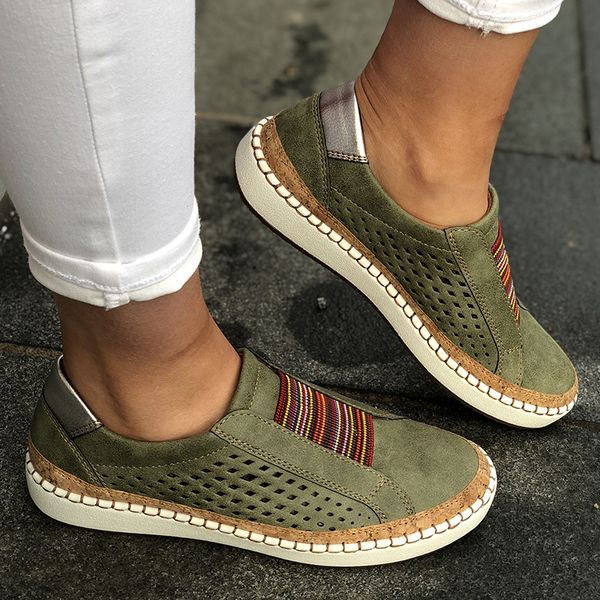 

women slip-on sneaker vintage shoes ladies casual breathable loafers women's flats tenis feminino zapatos de mujer, Black