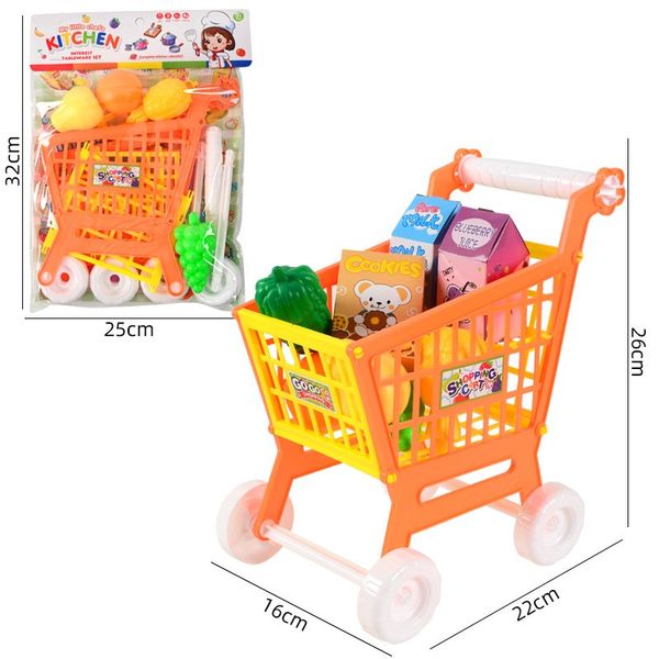 

toys for children girls boys shopping cart fruit and vegetables pretend to play children kids educational toy #cl3