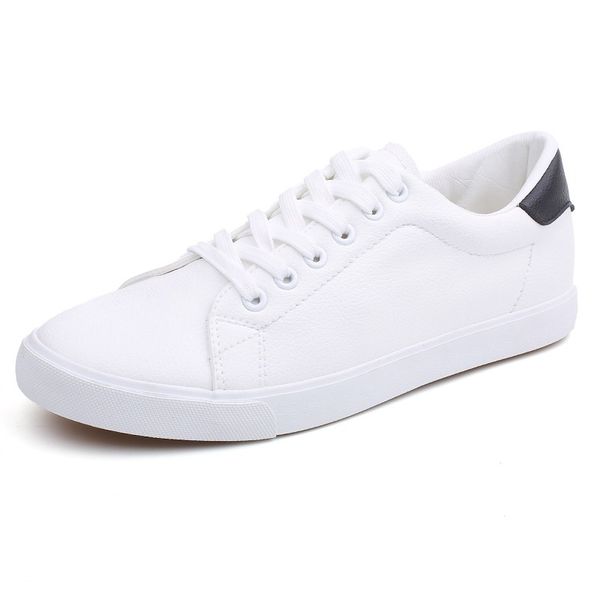 

spring white shoes men casual shoes male sneakers cool street men man footwear casual leather flats, Black