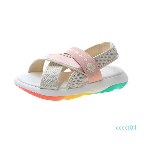 

summer women platform sandals chunky designers woman block heel shoes casual flower fashion beach open toe pink gladiator sandal r05, Black