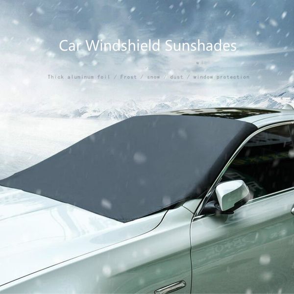 

210*120cm automobile magnetic sunshade cover car windshield snow sun shade waterproof protector cover car front windscreen