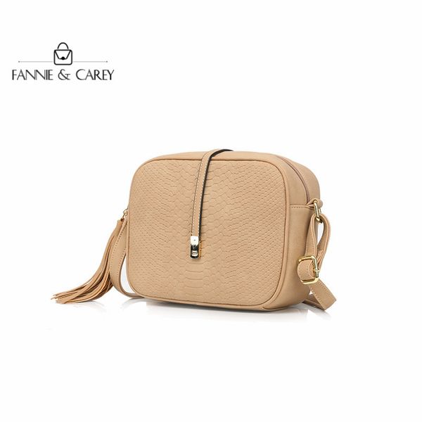 

fashion women bags beige handbags shoulder bags crossbody ladies tassel for women 2020