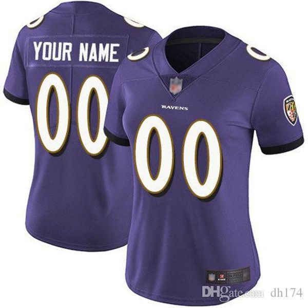 2019 Custom Mens Lamar Jackson Ravens Jersey Earl Thomas Justin