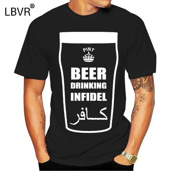 

t shirt beer питьевой infidel british армия english muslim обороны moral новые футболки смешная топы tee новый унисекса смешное, White;black