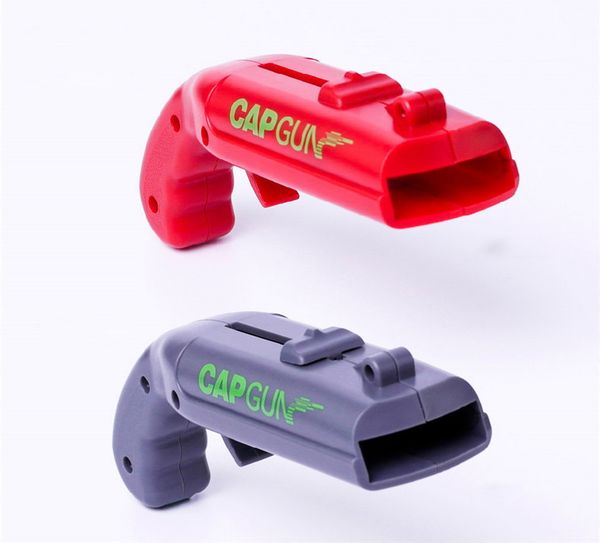 

4pc cap gun launcher shooter bottle opener pistol ejection bottle beer bottle openers wacky bar restaurant kitchen tools ing
