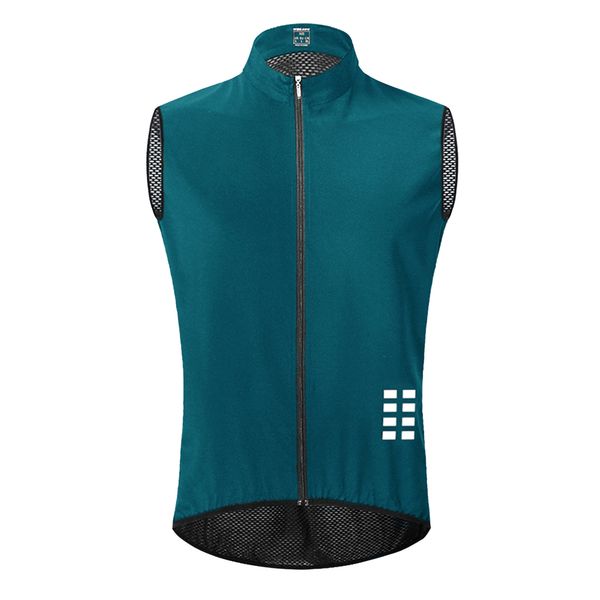 

breathable cycling vest sleeveless bike clothing shirt fill zip, Black;blue