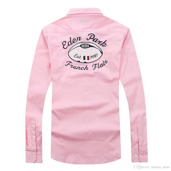 

eden park полный рукав рубашки для мужчин высокое качество хороший дизайн бизнес повседневный стиль хлопок размер m  xl xxl бесплатная дост, White;black