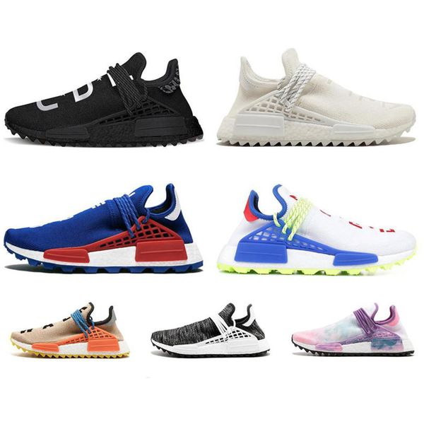 

aqloac human race hu trail pharrell williams men running shoes nerd black blue women mens trainers fashion sports runner sneaker