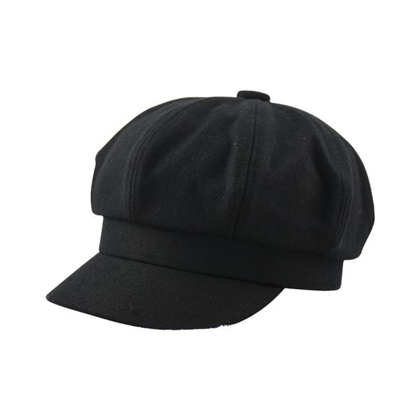 

small head felt octagon cap women winter wool painter hats big bone man plus size newsboy caps 54cm 56cm 57.5cm 59cm 61-62cm, Blue;gray