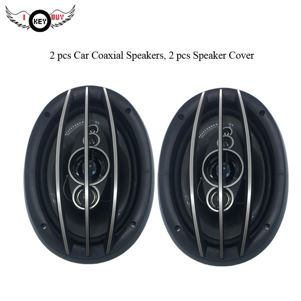 

1pair 6 x 9" car louder coaxial speakers i key buy hi fi end auto 1200w 4 ohm car audio acoustic speaker horn