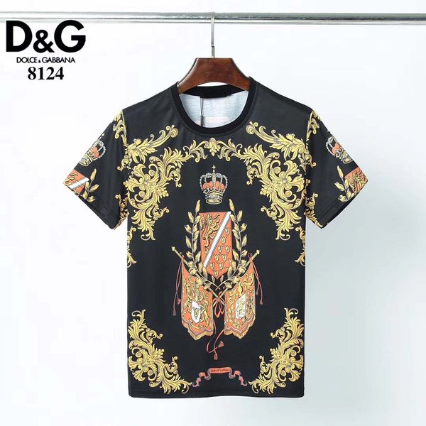 

geometric print t-shirt fashion summer t-shirt casual men's women's street short sleeve size m-3xl, Black;brown