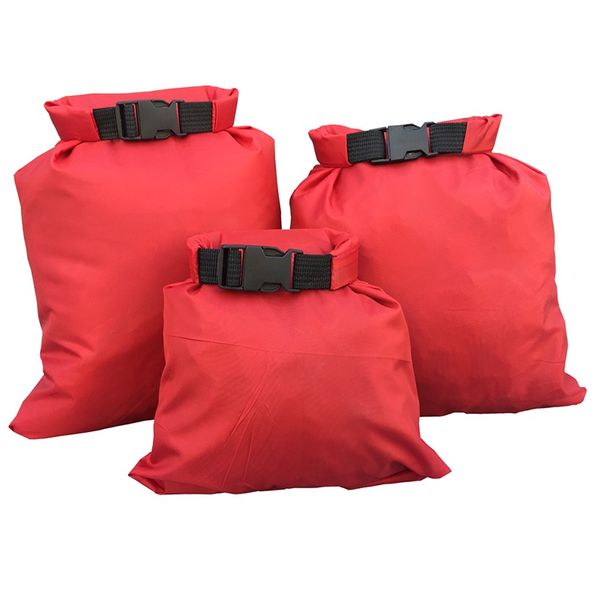 

3pcs/set swimming water sports waterproof bags portable carrying valuable perishable items dry bags