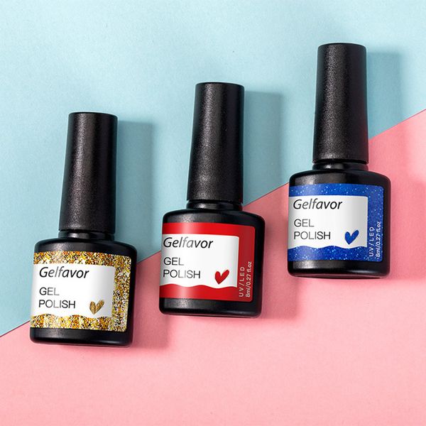 

shiny gel nail polish manicure nails art uv led gel polish nail design mpwell