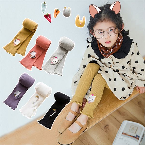 

kids girls leggings 12 colors 1-8t girls cotton embroidery cartoon cute fashion leggings kids designer clothes girls pantyhose fj206, Blue