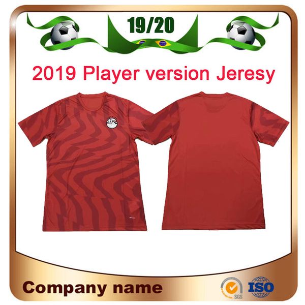 

Player version 2019 Egypt Home Red Soccer Jersey Egypt 19/20 #10 M.SALAH Soccer Shirt Away White National Team Football uniforms sales