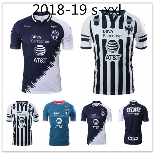 

Mexico 2018 19 monterey jer ey rayado home and away football training uit 1819pizarro fune morigonzalez gallardo football uniform jer ey