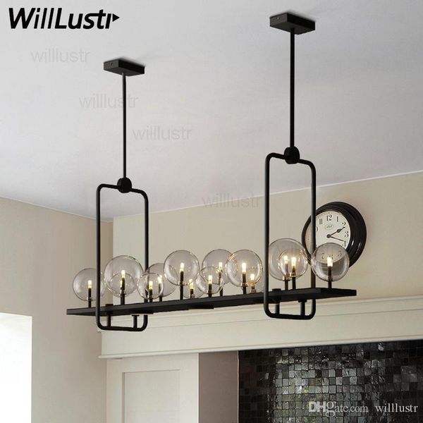 

modern glass ball pendant lamp glass globe shade suspension light l hall restaurant dinning room bar cafe hanging lighting