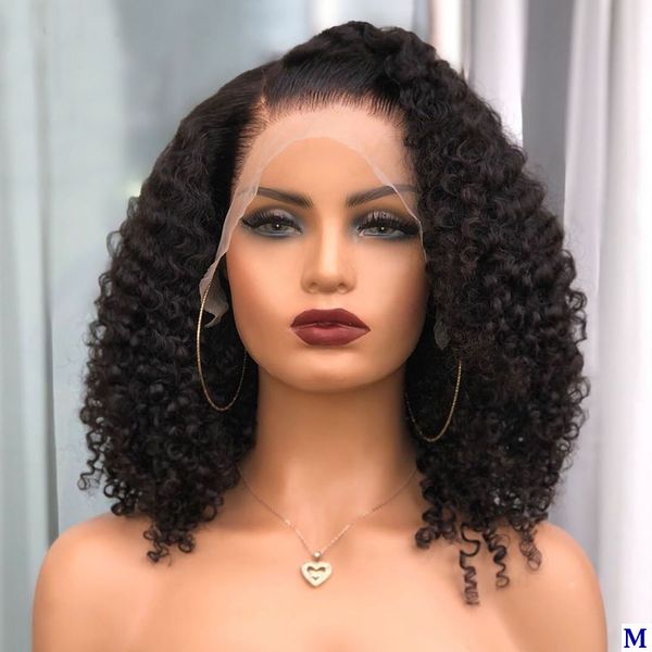 

180density peruvian 360 lace frontal wigs for black women glueless curly full lace human hair wigs pre pluccked hairline, Black;brown