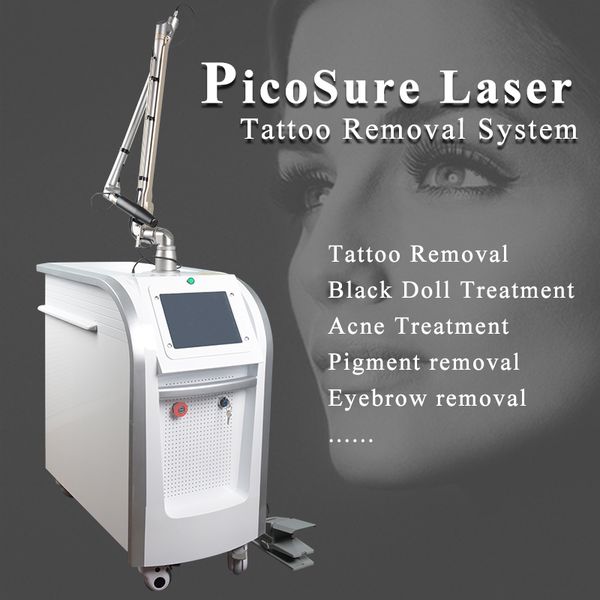 

2020 new picosure tattoo removal laser beauty picosecond laser picosecond machine nd yag laser ce freckle tattoo removal, Black