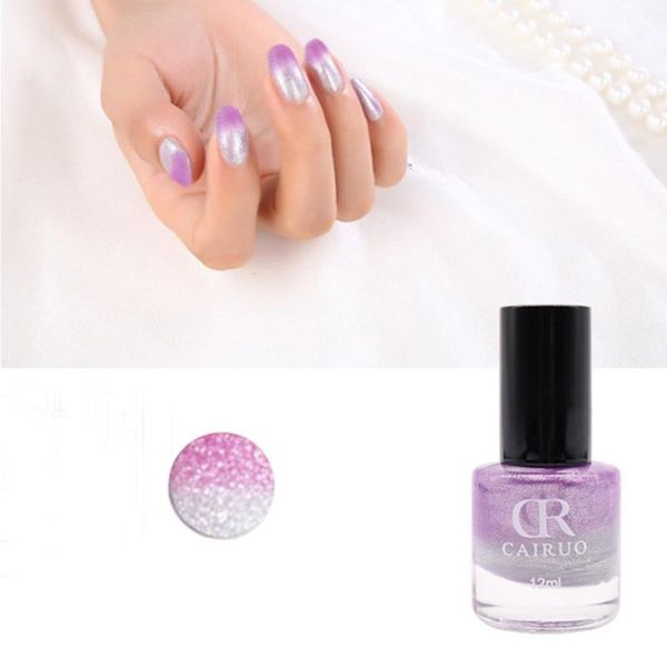 

12ml thermal nail polish non-toxic temperature gradient color changing varnish colorful nail polish for women