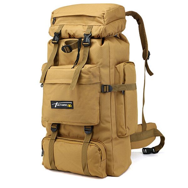 

70l waterproof molle camo tactical backpack army hiking camping backpack travel rucksack outdoor sports climbing bag