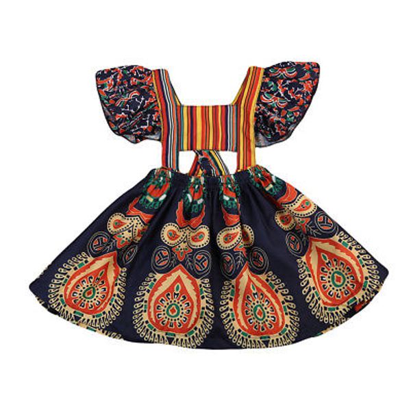 

lovely kids toddler baby girls princess dress backless party pageant boho floral dresses party sundress