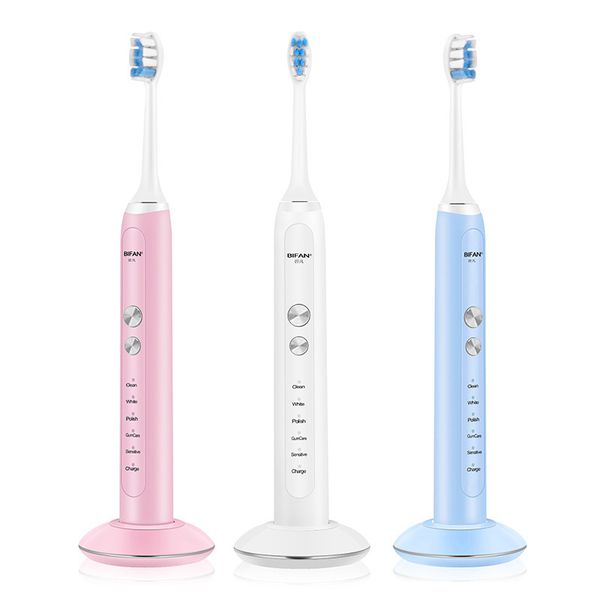 

selling smart sonic electric toothbrush waterproof whitening electric toothbrush usb rechargeable tooth brushes tooth cleaning