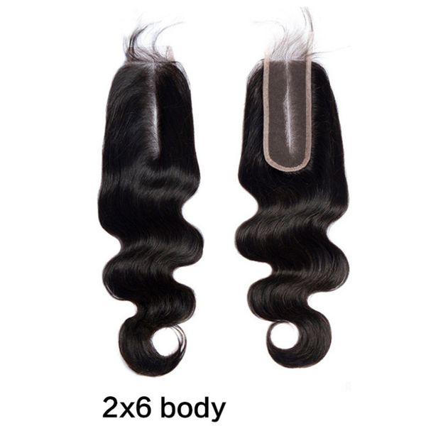 

бразильский малайзийский прямые волосы 6x2 кружева закрытие предварительно выщипал отбеленные узлы средняя часть с волосами младенца реми 2x, Black