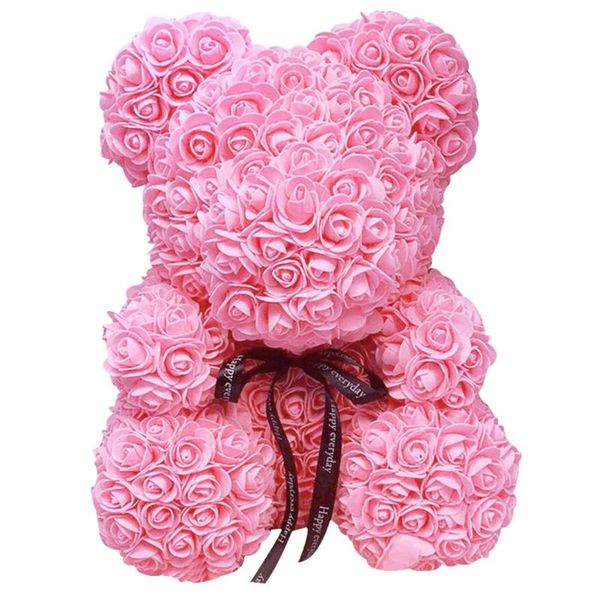 

20/40cm rose flower christmas toy e2s gifts girl artificial day bear home decor valentine women cemxa