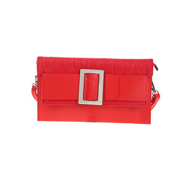 

envelpoe shoulder bags women fashion 2020 solid color belt bow decor office retro black crossbody bags femme bolsa party night