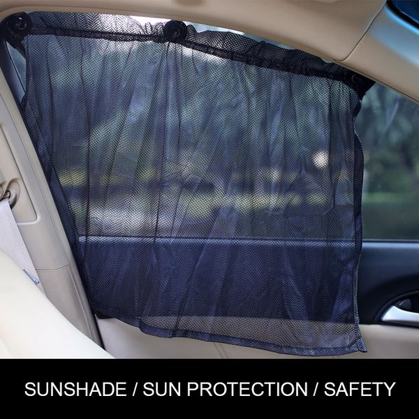 

2pcs car sun shade uv protection car curtain window sunshade side window mesh sun visor summer protection film new