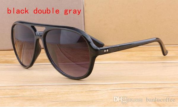 

2023 new polarized sunglasses women men uv400 sun glasses mirrored pilot eyewear female driving goggles 4125 fashion accessories, White;black