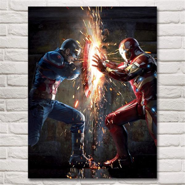 

modern wall art painting endgame character iron man thor movie posters picture canvas home decor