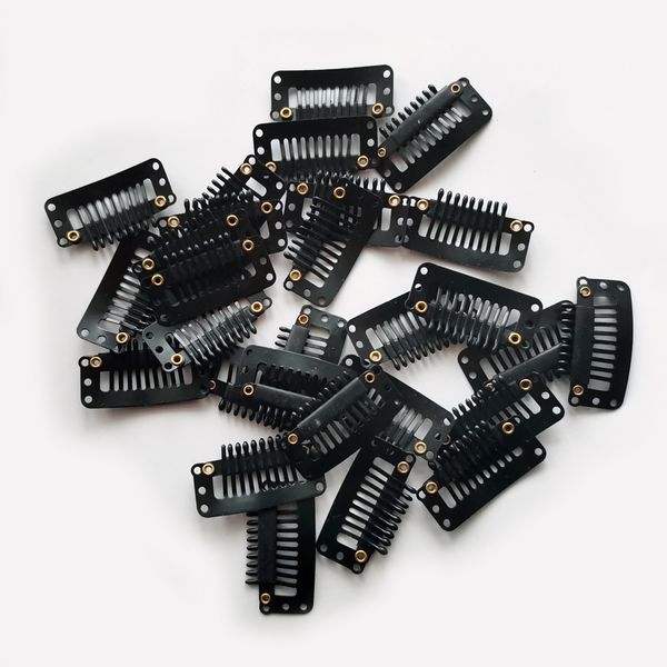 Clip in capelli prolunga capelli clip nero marrone bianco 50piece capelli arco clip a buon mercato prezzo di fabbrica