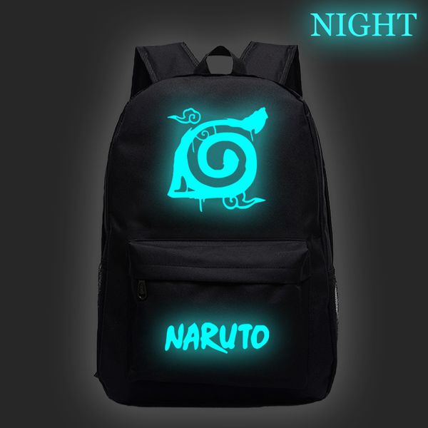 

classic anime naruto luminous students boys girls school bags beautiful new pattern uchiha sasuke schoolbag beautiful rucksack